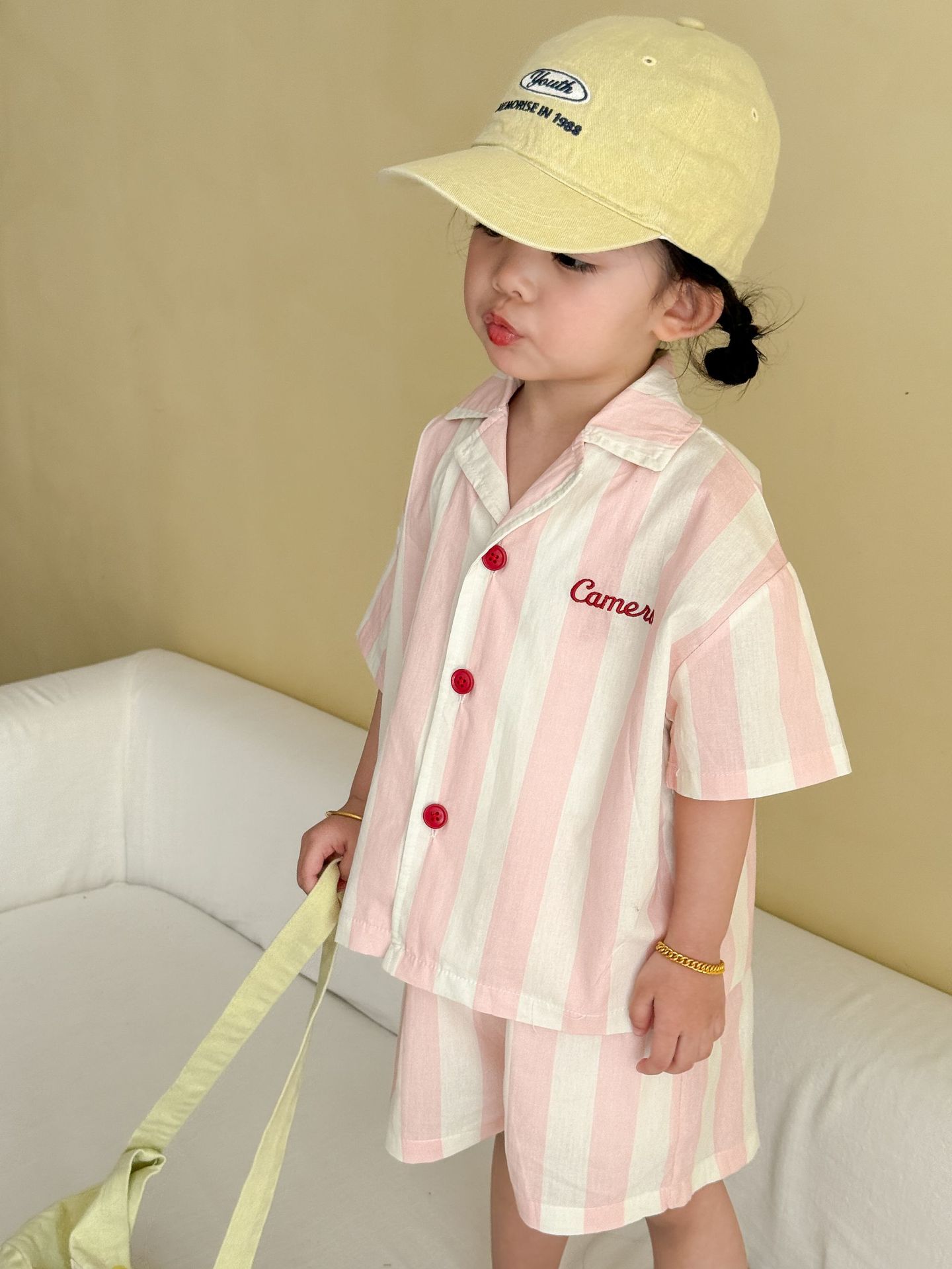 2-Piece Toddler Striped Pajama Set