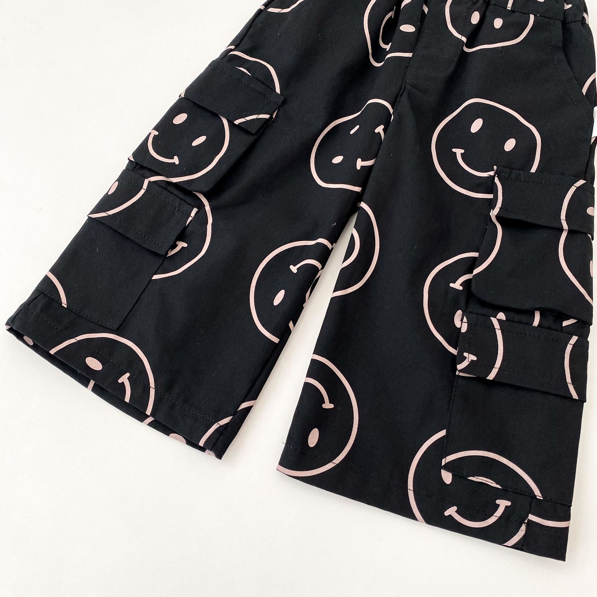 TODAY'S MILK TIME Baby Toddler Sweatshirt and Smiley Face Pants Set