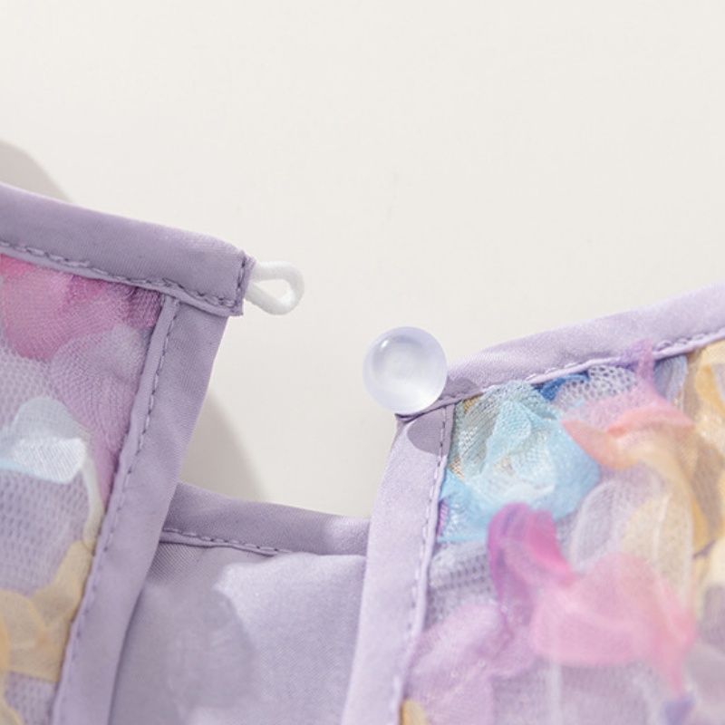Baby Toddler Girls Purple Mesh Dress