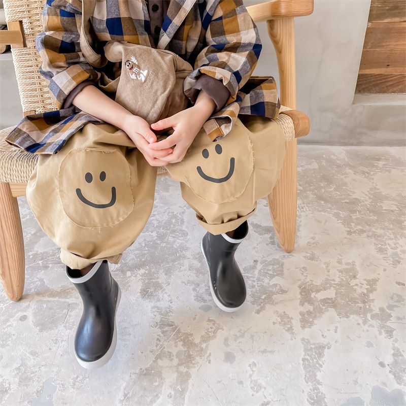 Baby Children's Smiley Face Casual Pant