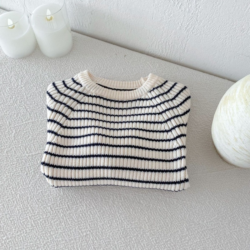 Baby Toddler Girls Striped Knit Sweater Dress