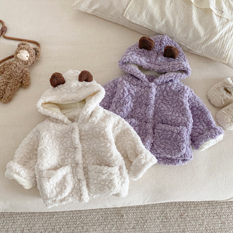 Baby & Kids Bear Ear Fleece Outerwear