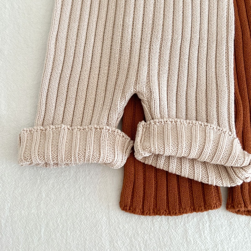 Baby Toddler Knitted Sweater Overalls