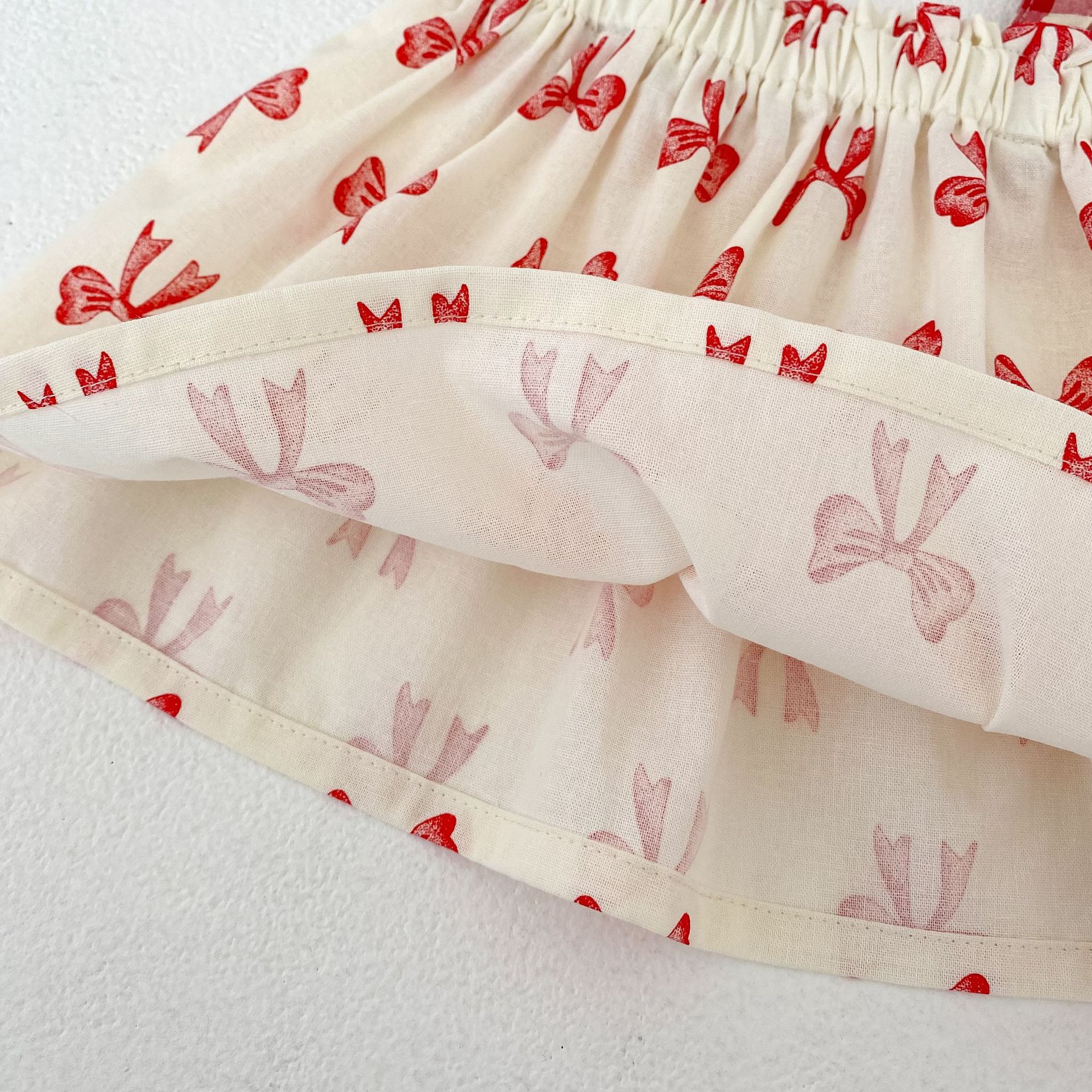 Baby Bow Tie Straps Top and Shorts Set