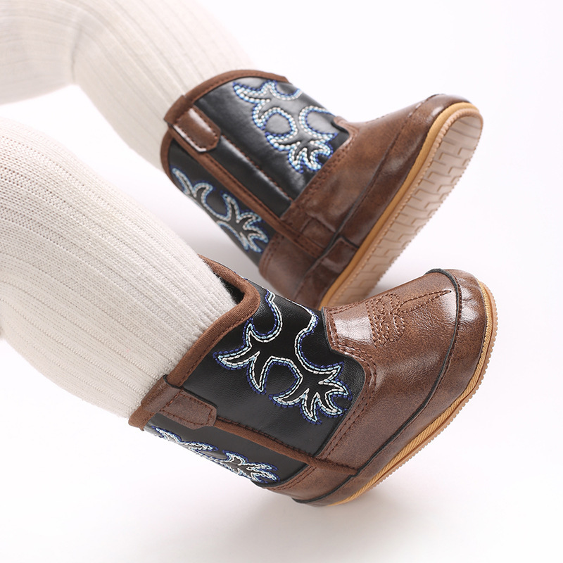 Baby British High-Top Boots Shoes