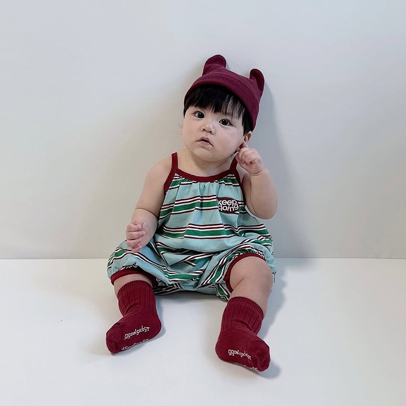 Baby Striped Camisole Romper