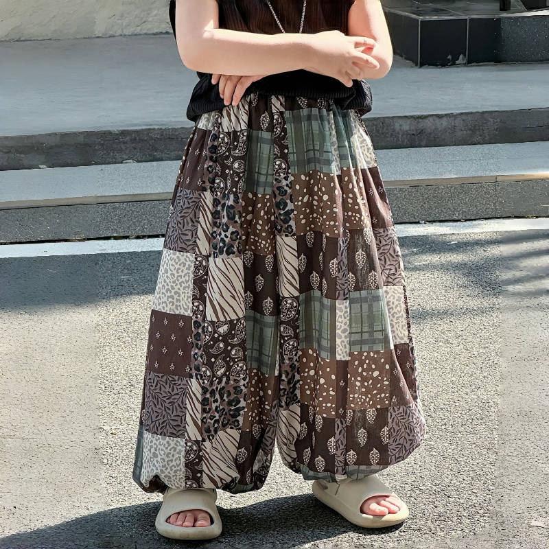 Toddler Boys Printed Cuffed Pants