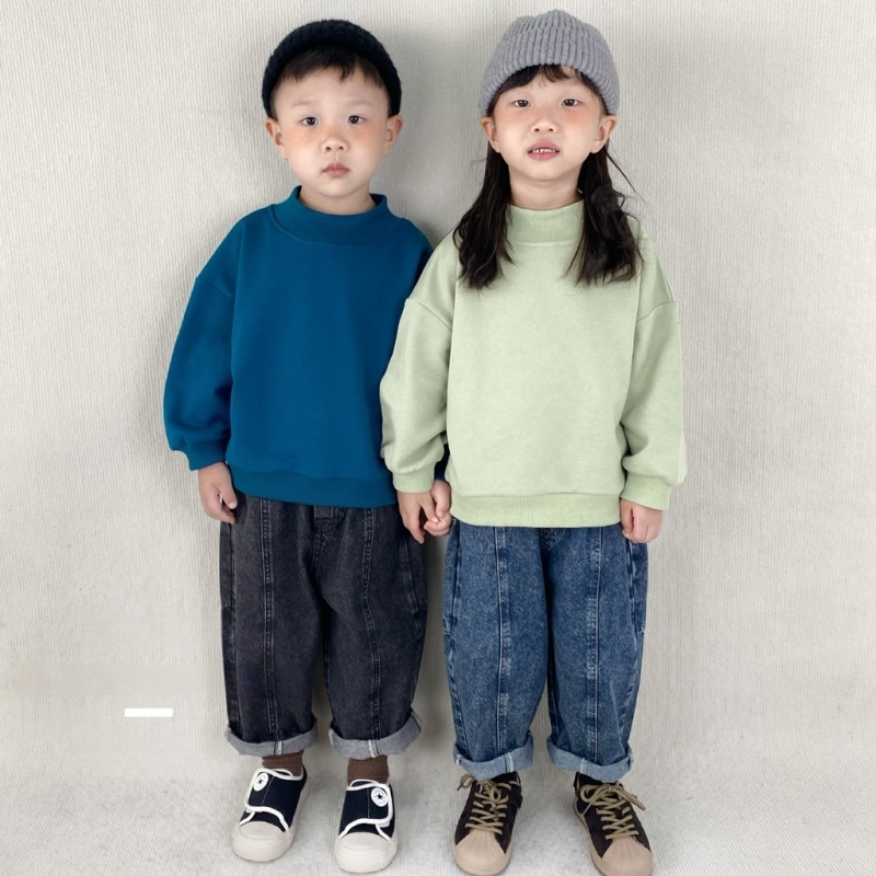 Baby Toddler Half-High Neck Sweatshirt