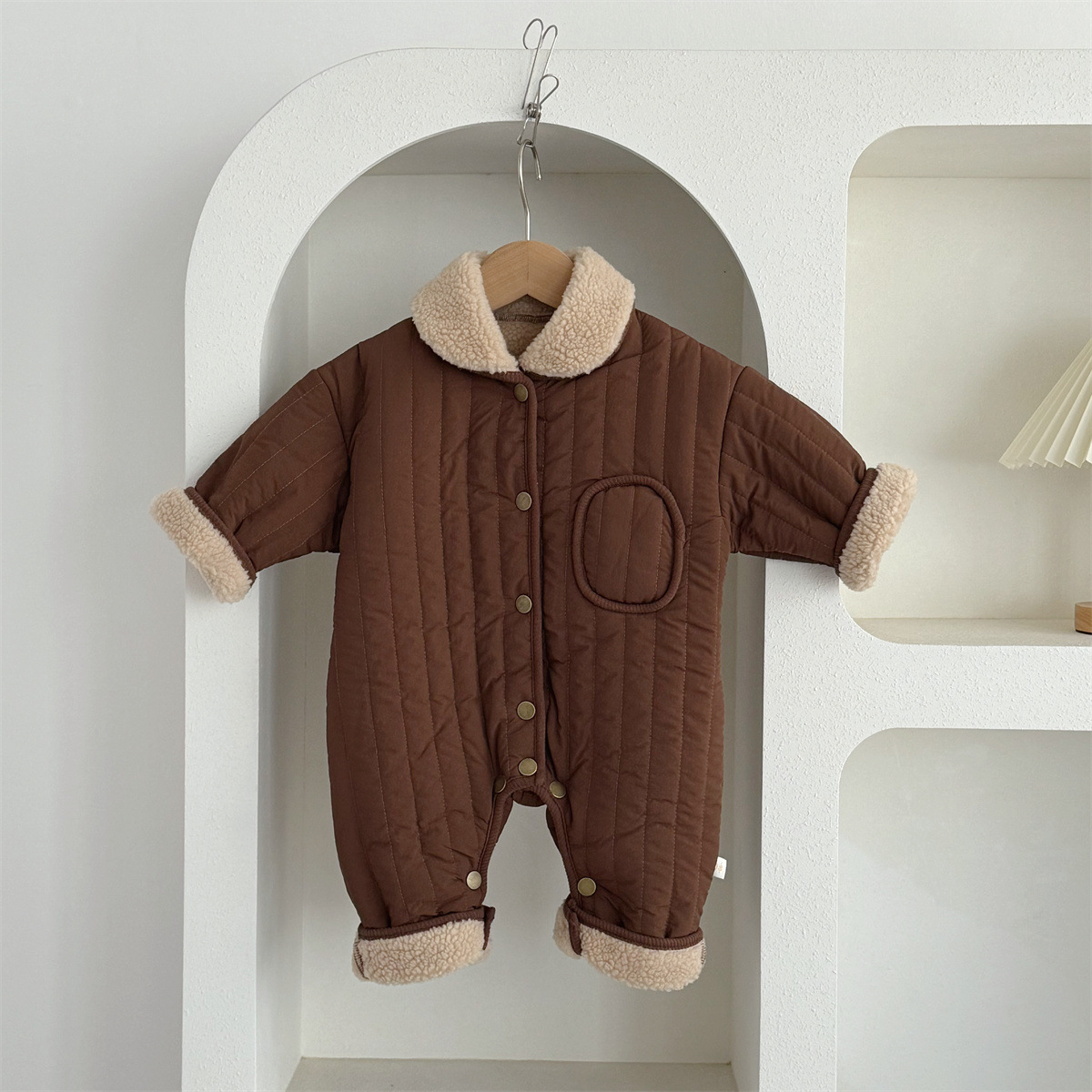 Baby Thermal Fleece-Lined Romper 