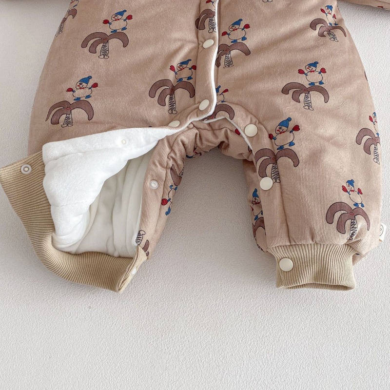 Baby Printed Fleece Romper