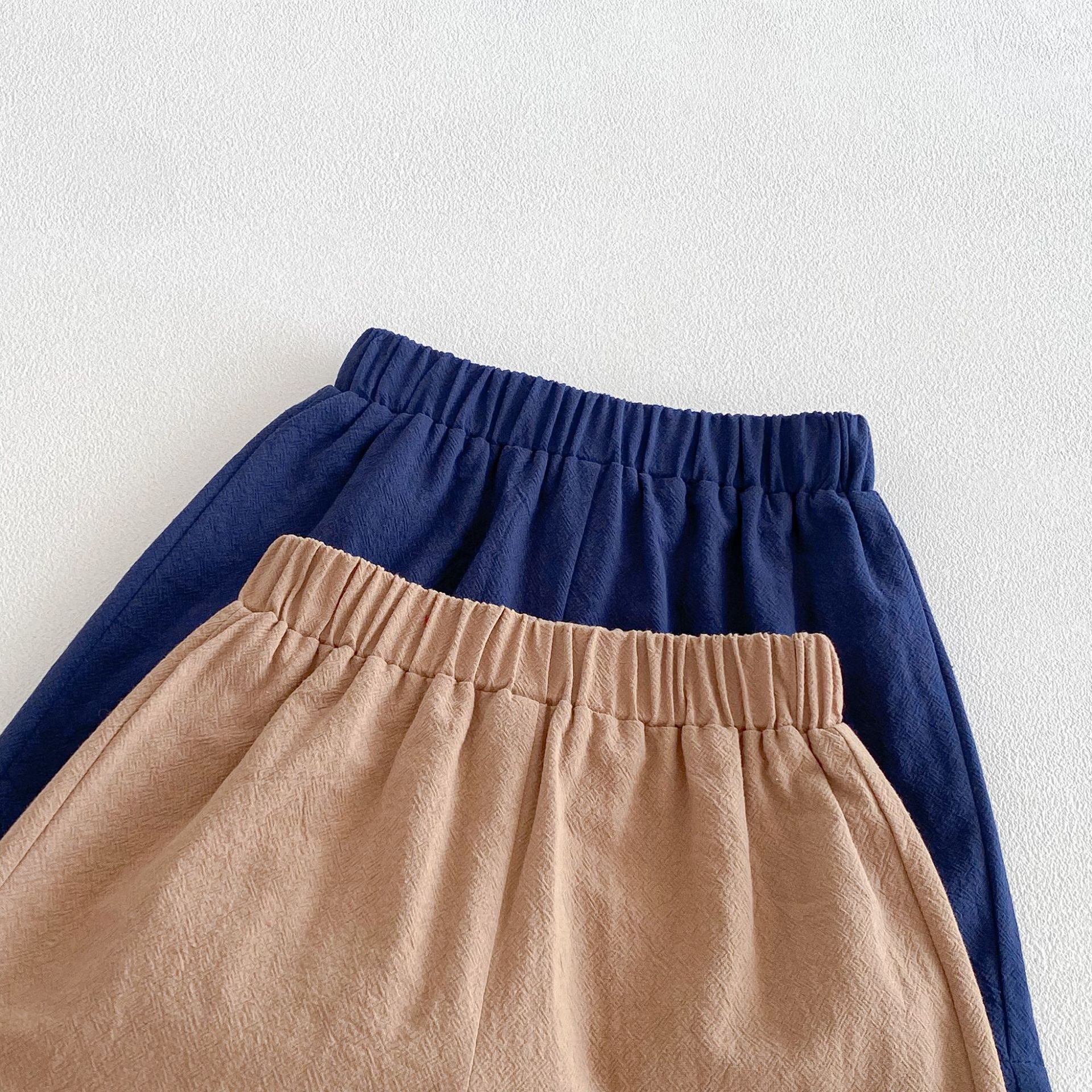 Baby & Kids Solid Color Pocket Tee and Shorts Set