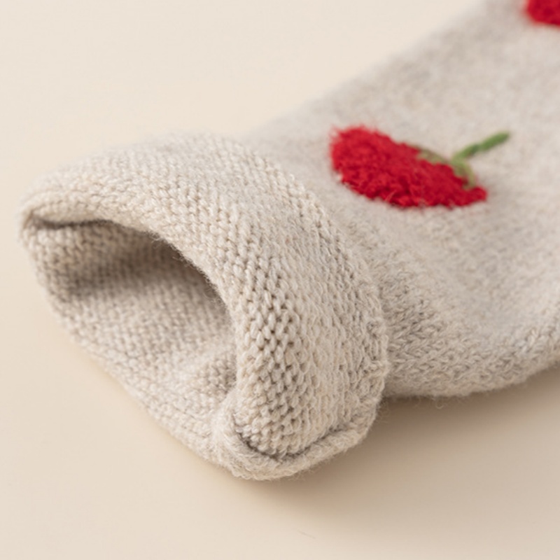 Toddler Girls Cute Strawberry Cardigan Sweater