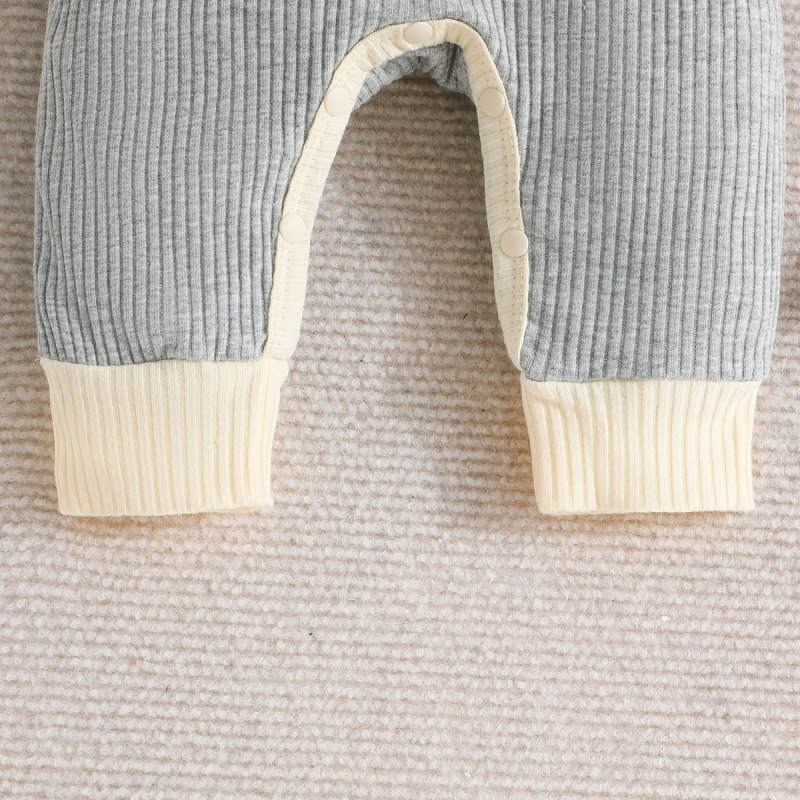 2-Piece Baby Newborn Multi-Color Romper (hat included)