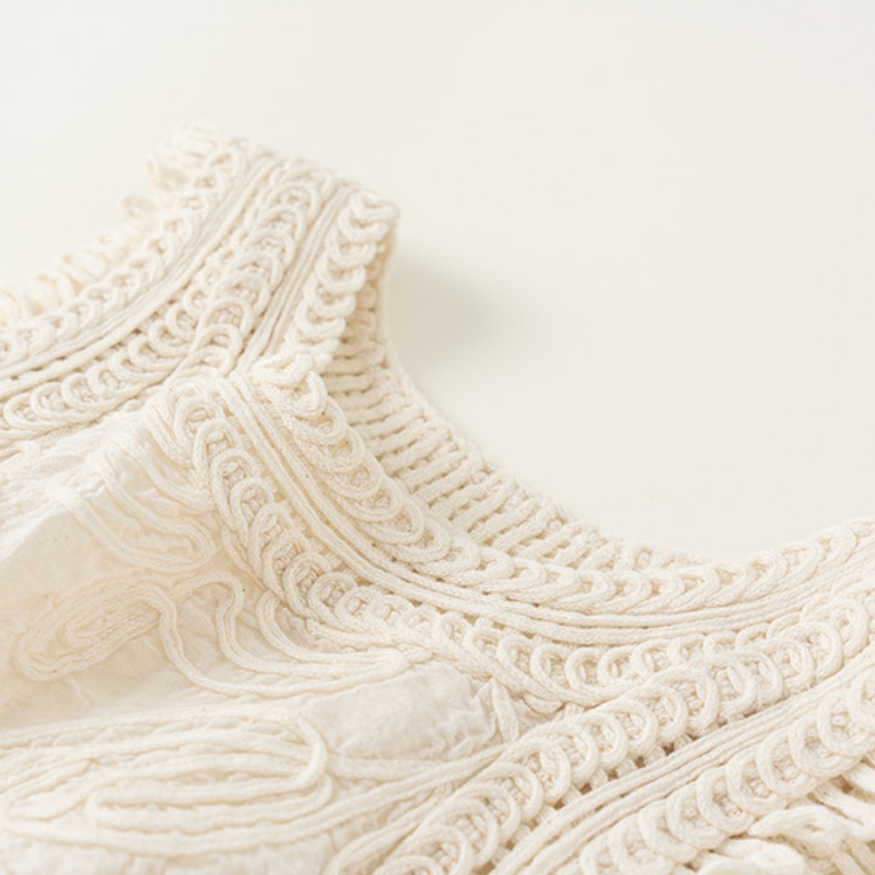 Kids Girl Knitted Vest and Jeans 2-Piece Set