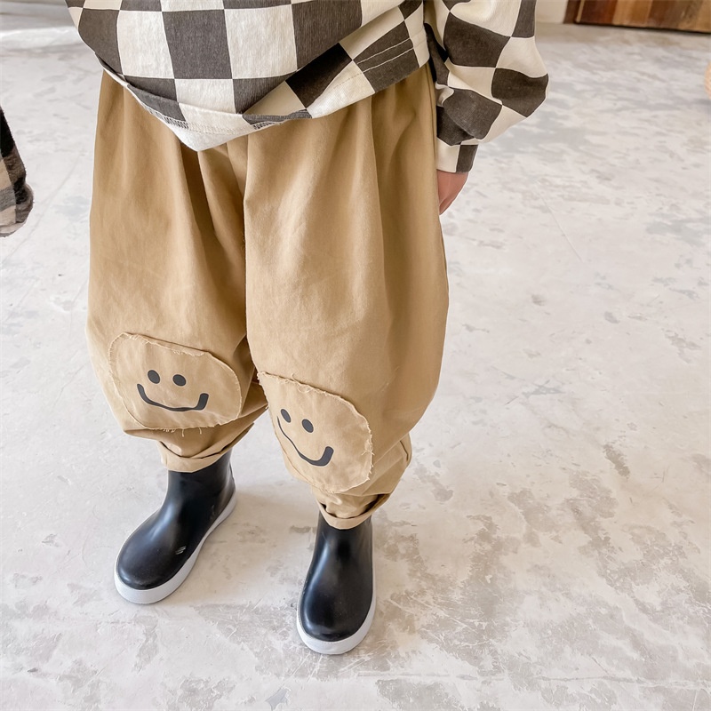 Baby Children's Smiley Face Casual Pant