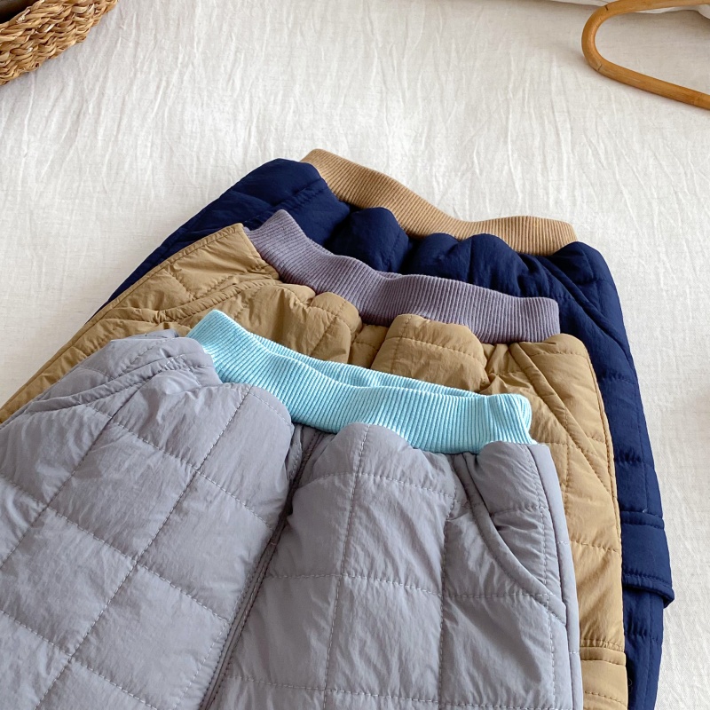 Baby Kids' Fleece-Lined Thick Work Pants