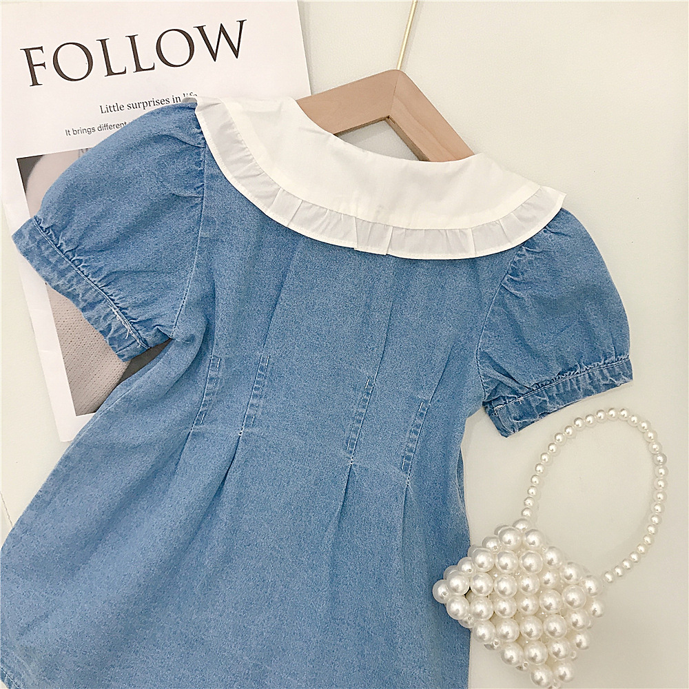 Kids Girl Love Denim Dress