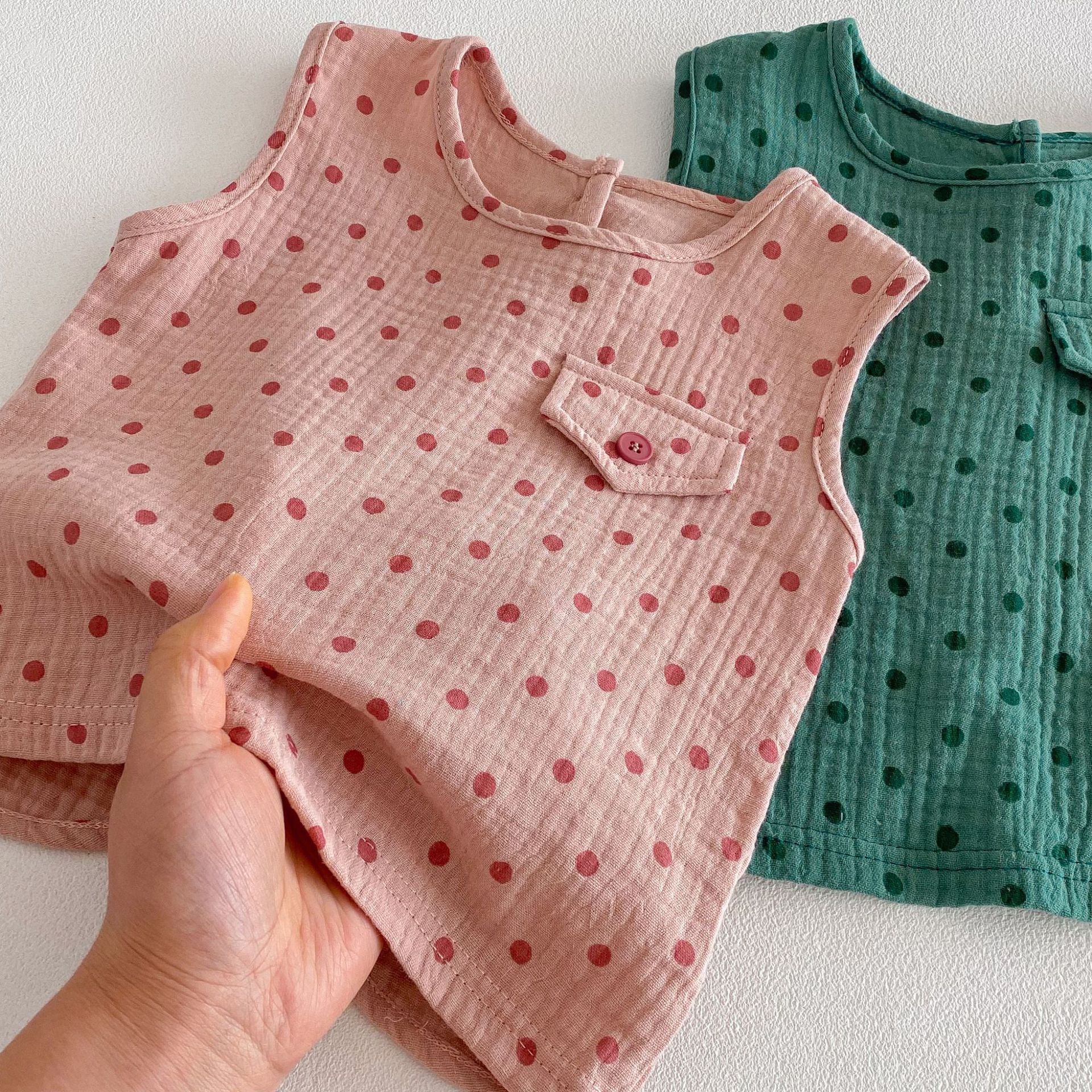 Toddler Polka Dot Tank and Pants Set