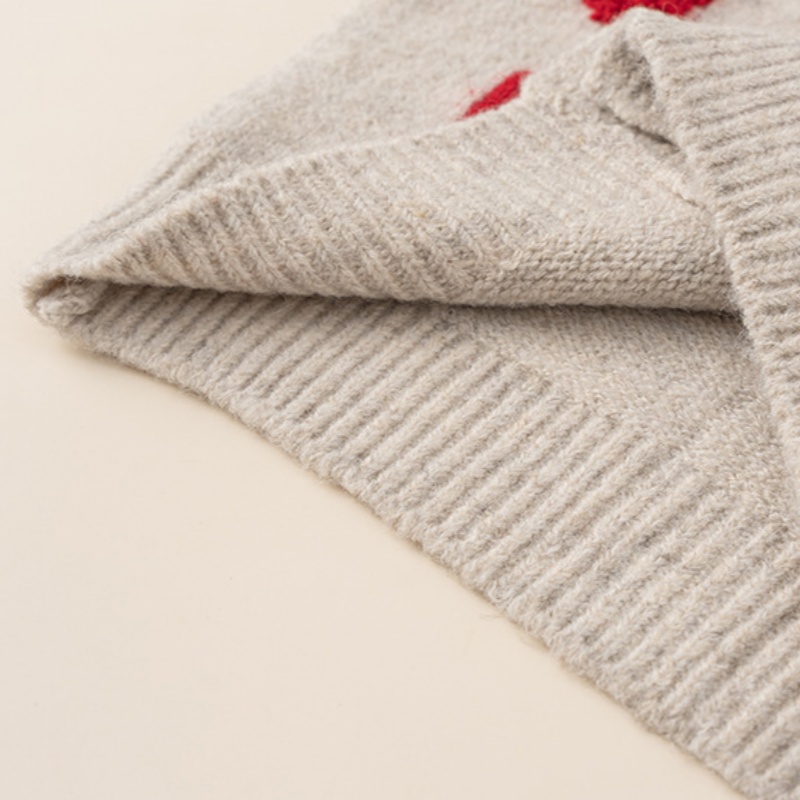 Toddler Girls Cute Strawberry Cardigan Sweater