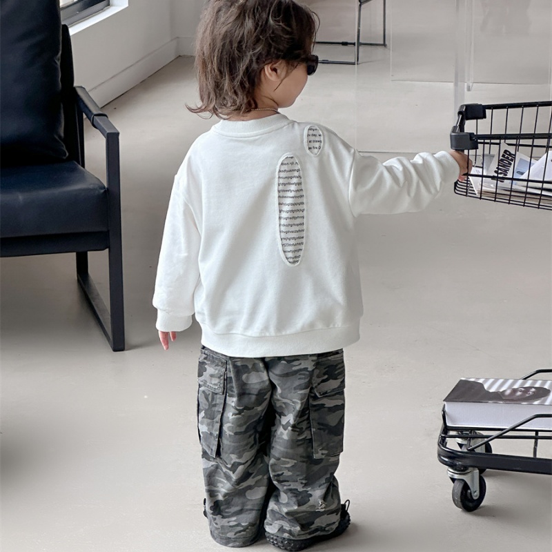 Toddler Boys' Ripped Camouflage Work Pants