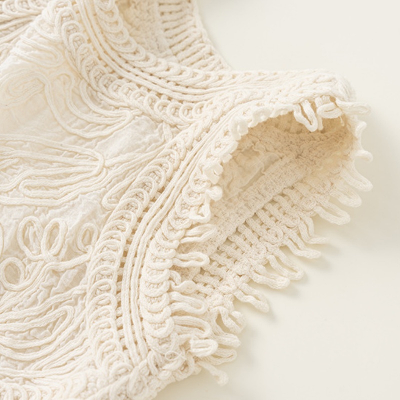 Kids Girl Knitted Vest and Jeans 2-Piece Set