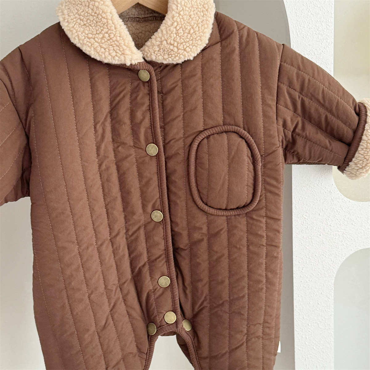 Baby Thermal Fleece-Lined Romper 