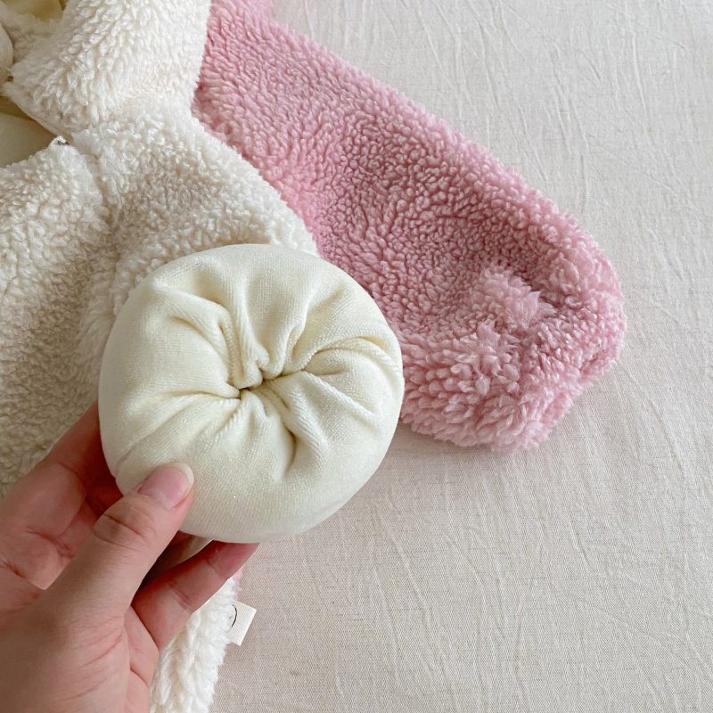 Baby & Kids' Girls' Bow-Tie Lambswool Outerwear