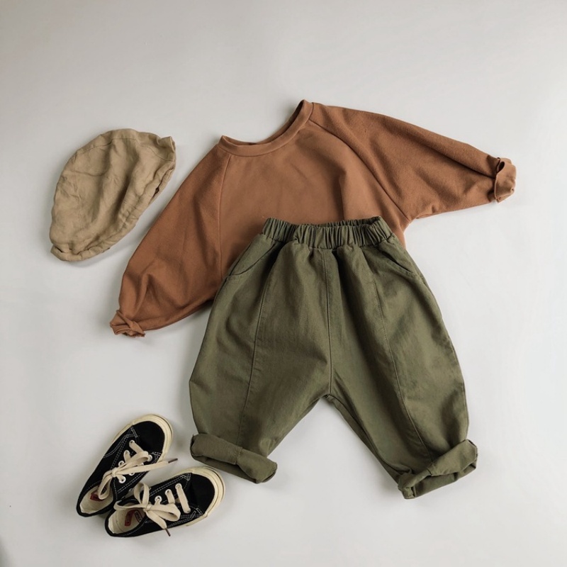 Baby Toddler Twill Casual Carrot Pants