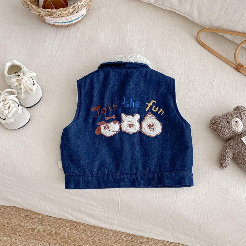 Baby Toddler Fleece Denim Outerwear