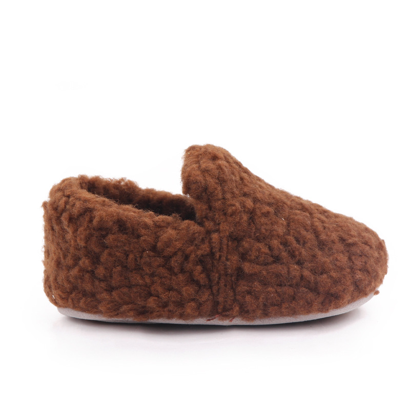 Baby Fleece Warm Solid Color Shoes