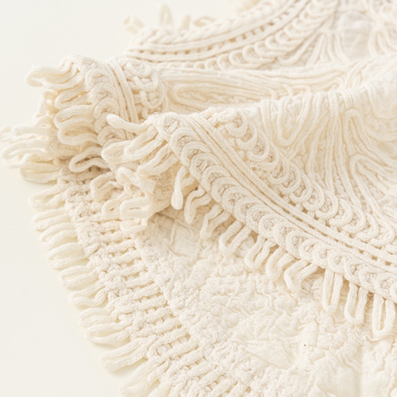 Kids Girl Knitted Vest and Jeans 2-Piece Set