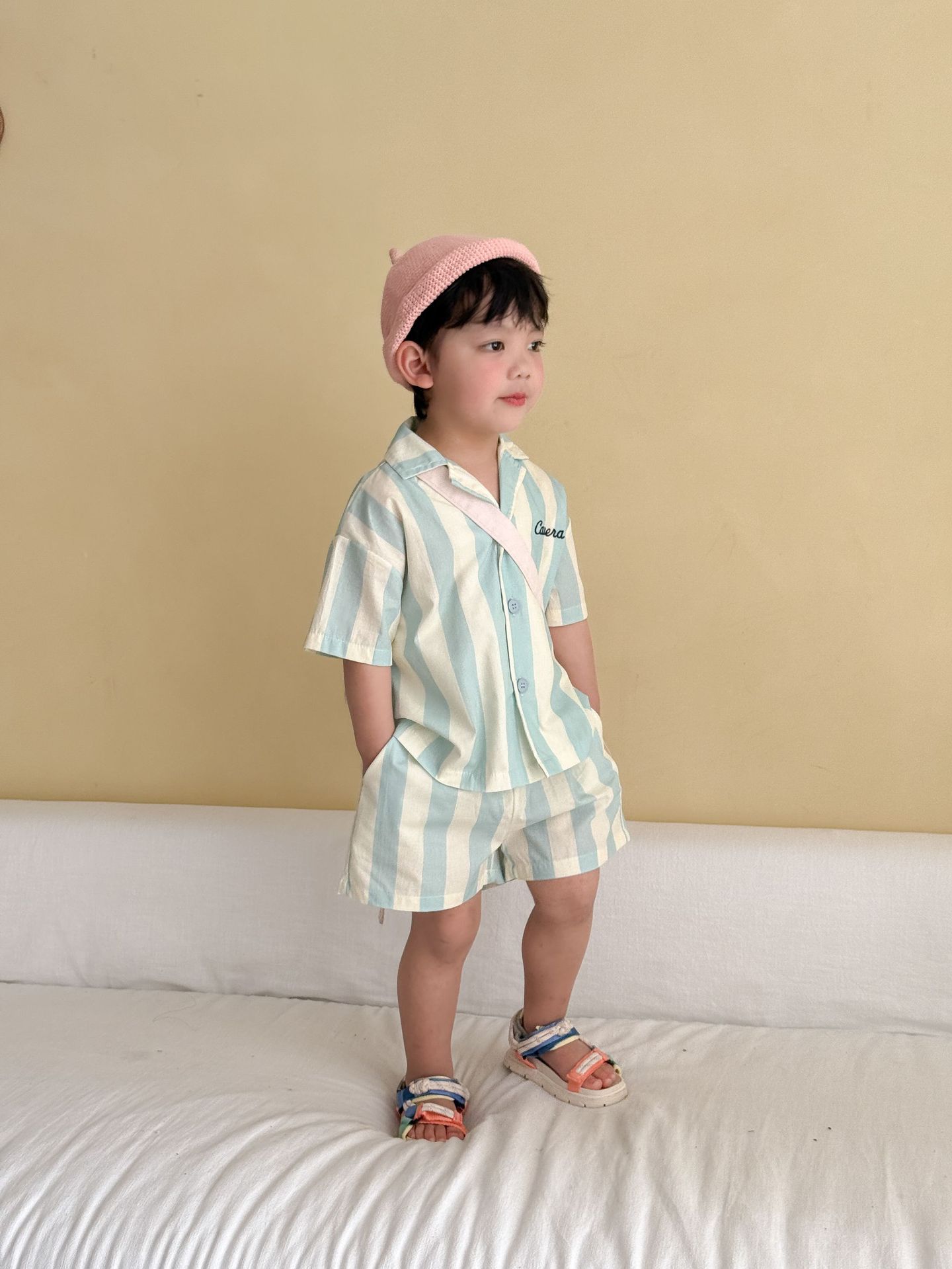 2-Piece Toddler Striped Pajama Set