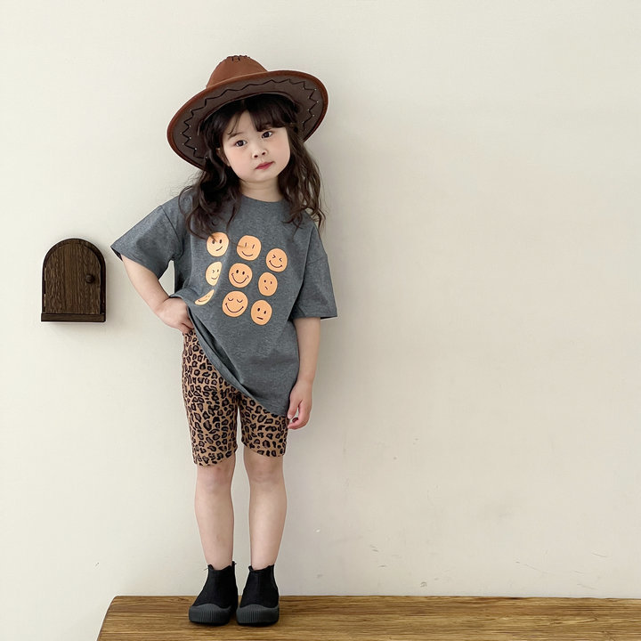Kids Leopard Print Base Layer Short Pants