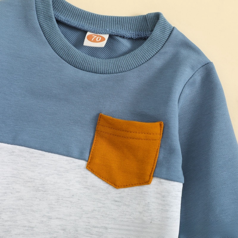 Colorblocked Baby Toddler 2-Piece Sweater Set