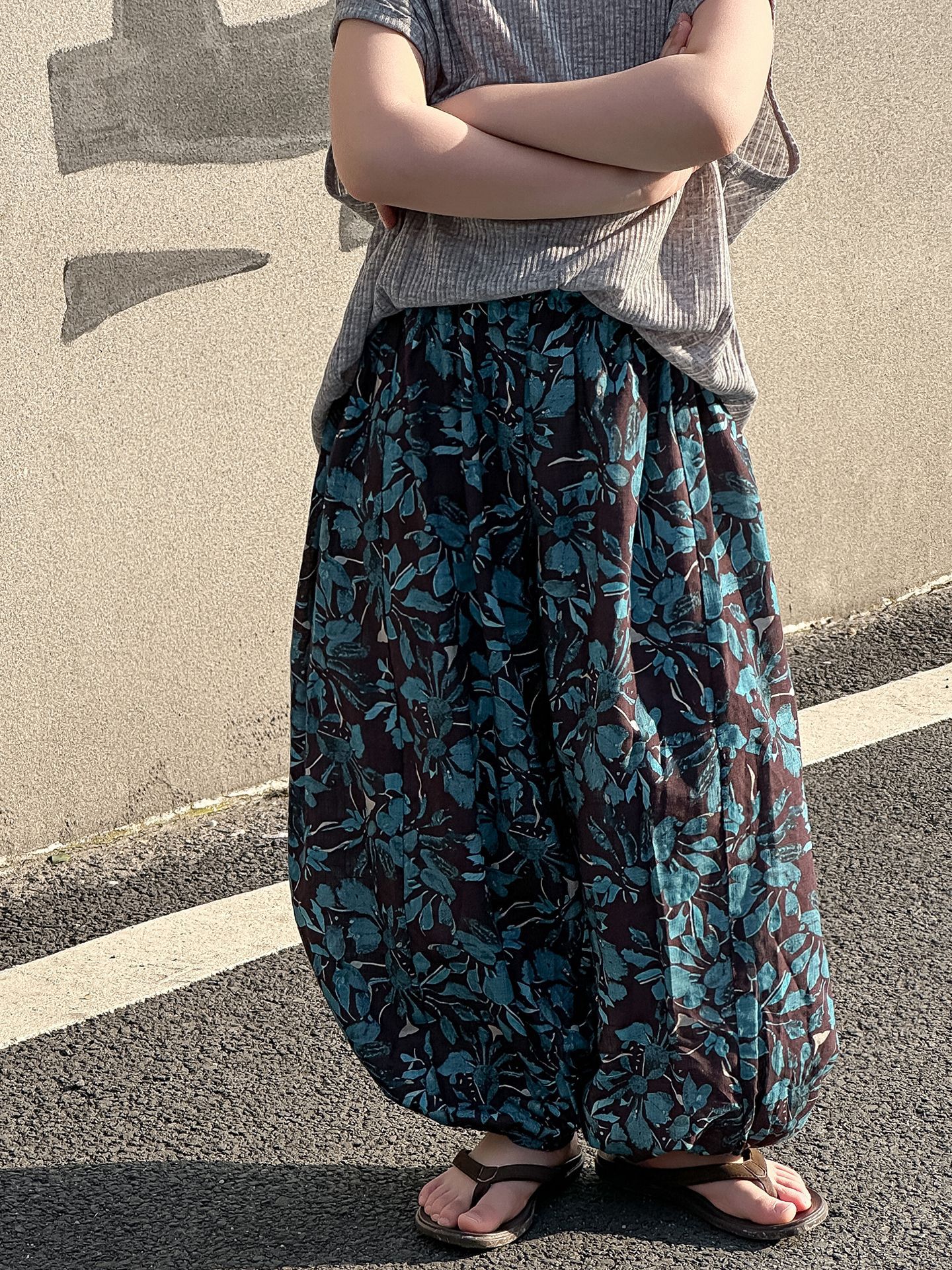 Toddler Boys Printed Cuffed Pants