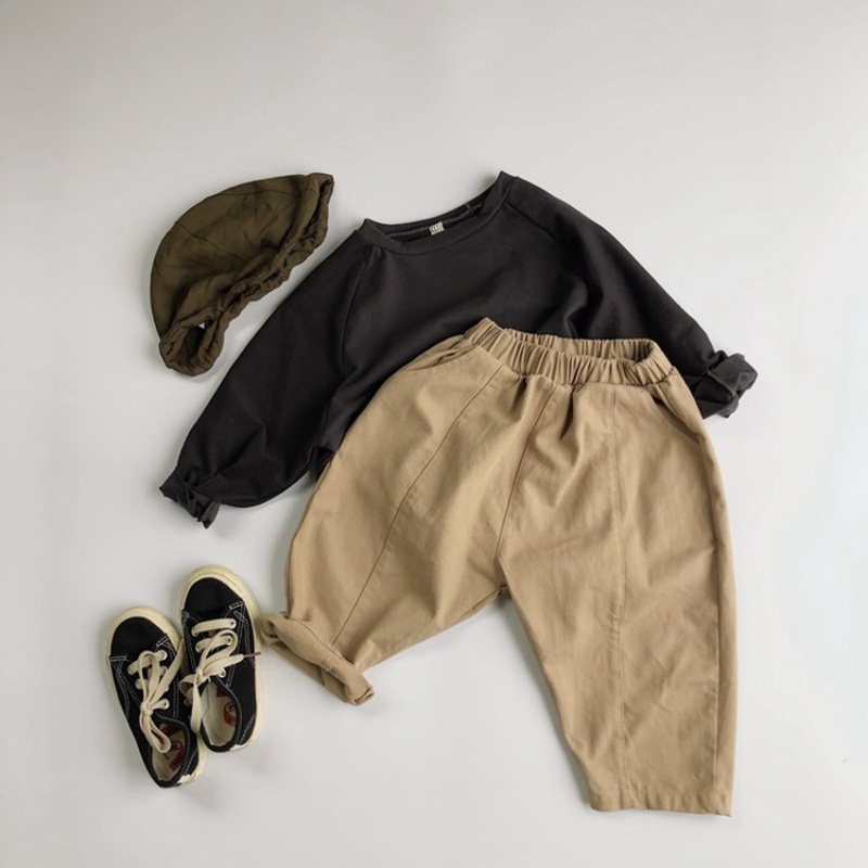 Baby Toddler Twill Casual Carrot Pants