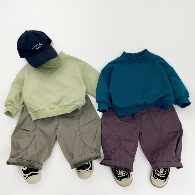 Baby Toddler Half-High Neck Sweatshirt