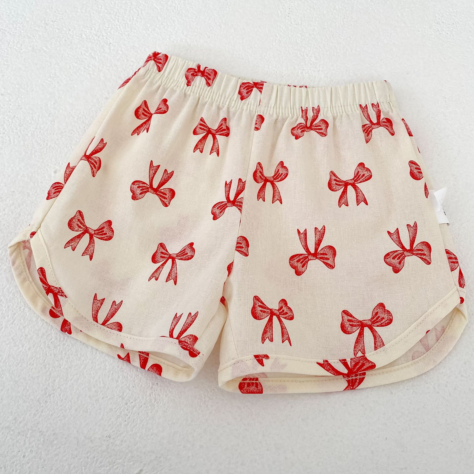 Baby Bow Tie Straps Top and Shorts Set