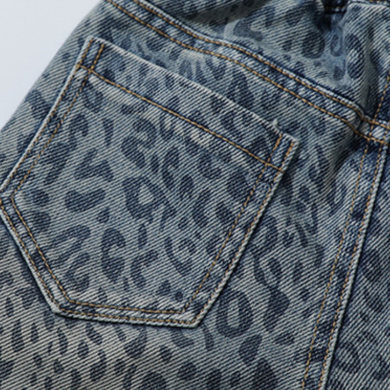 Baby Toddler Girl's Printed Denim Nine Pants