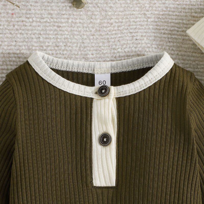 2-Piece Baby Newborn Multi-Color Romper (hat included)