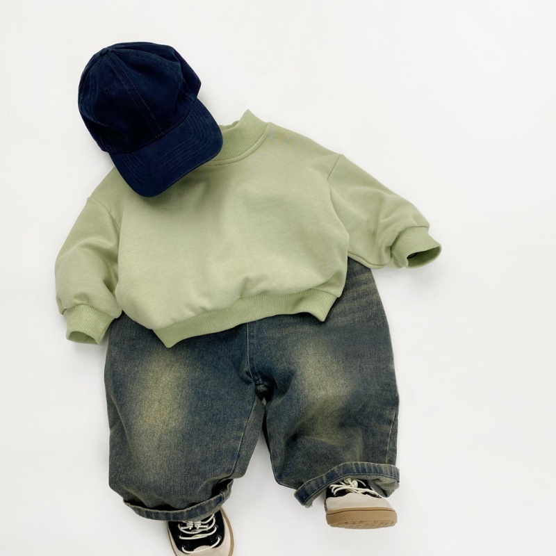 Baby Toddler Half-High Neck Sweatshirt