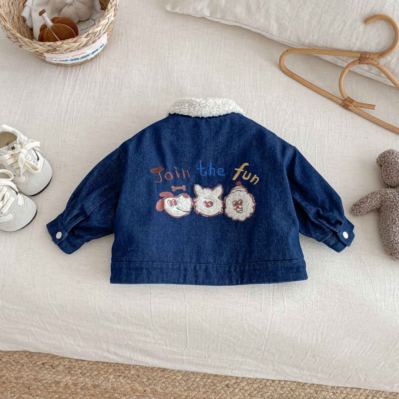 Baby Toddler Fleece Denim Outerwear