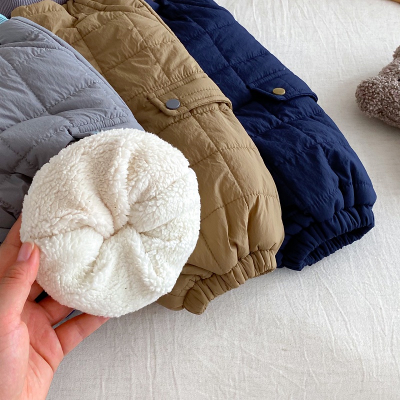 Baby Kids' Fleece-Lined Thick Work Pants