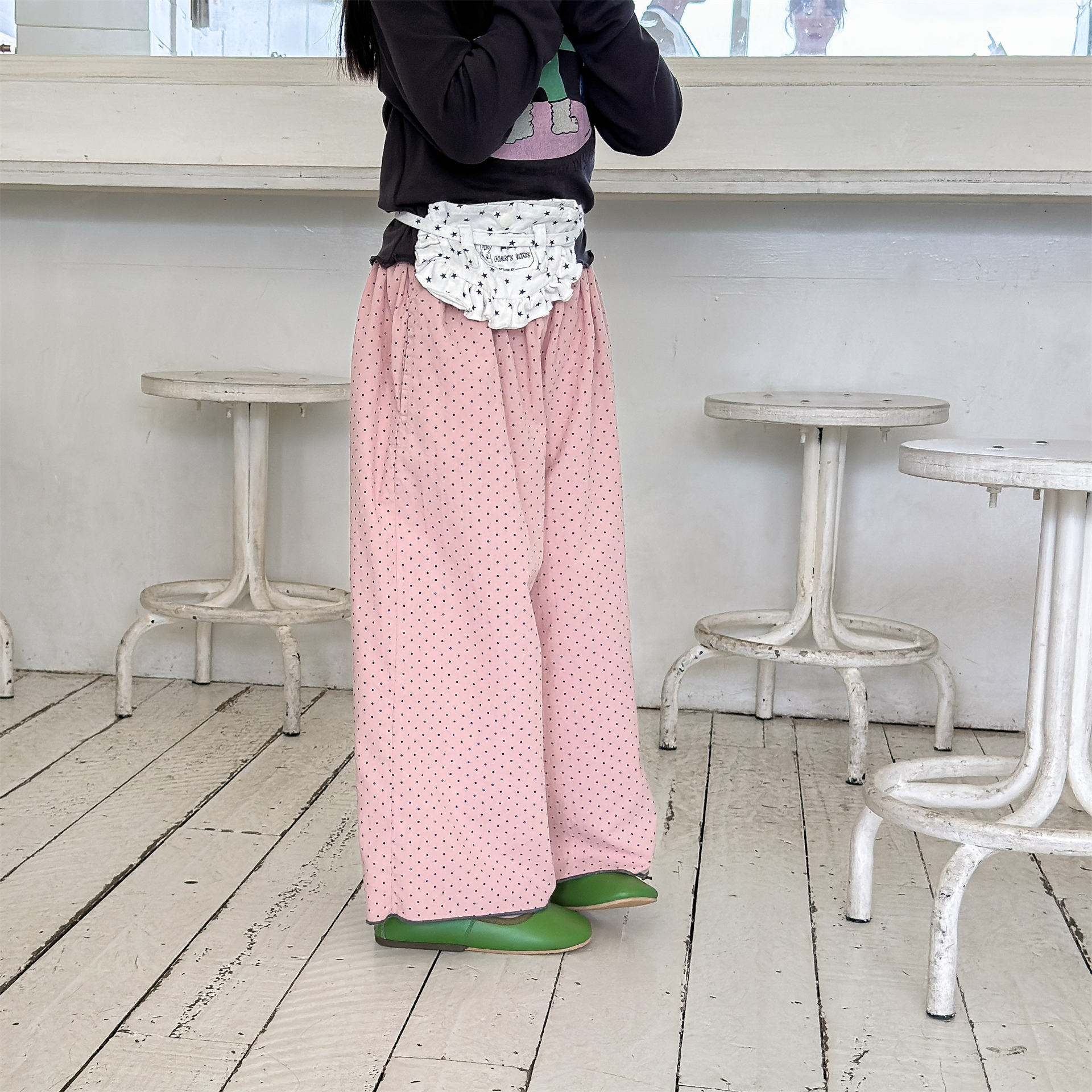 Baby & Kids Girls Flower/Dot Pants