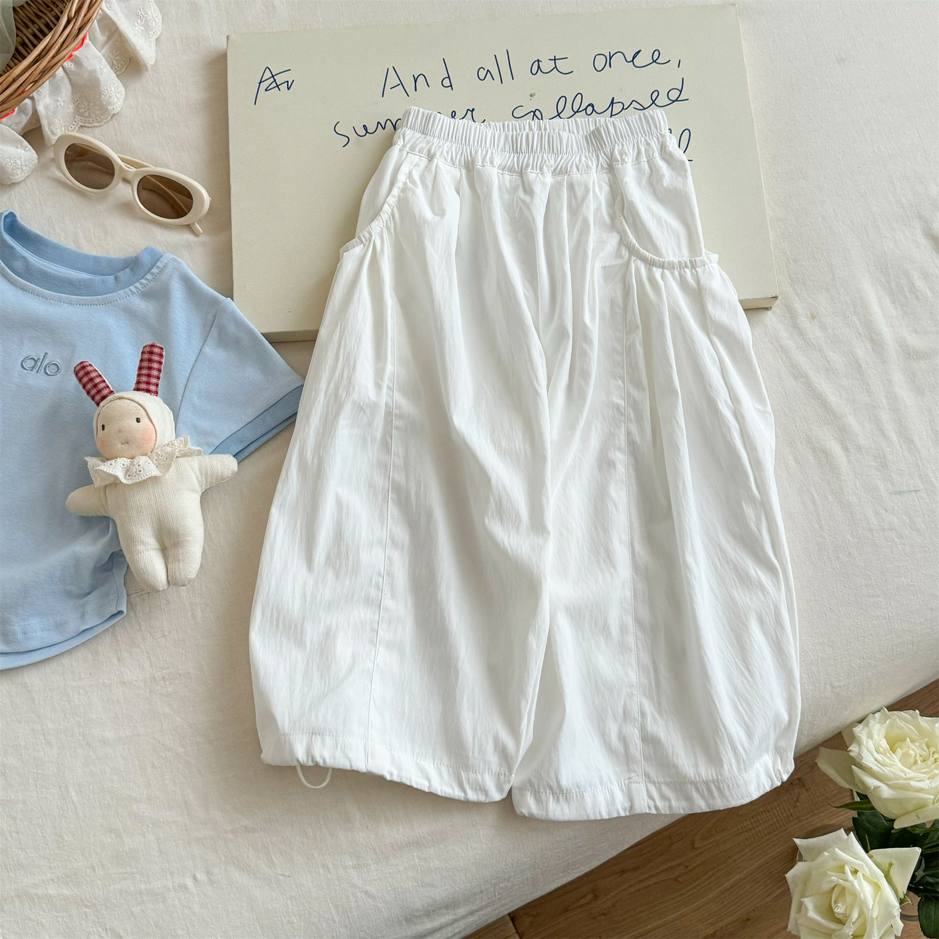 Toddler Girl Minimal Linen Set