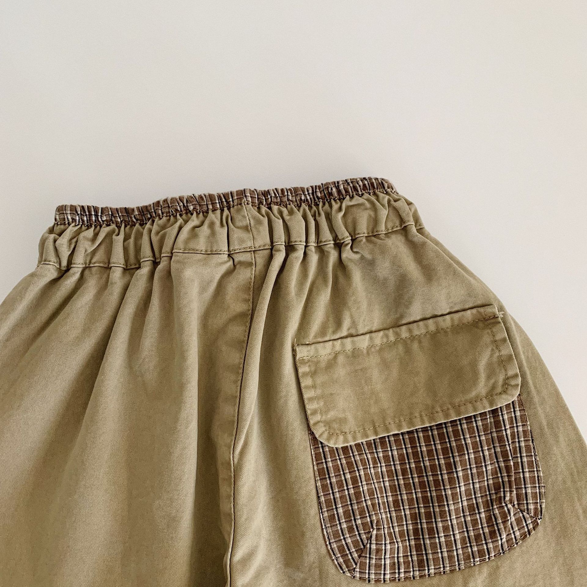 Kids Checkered pocket Pants