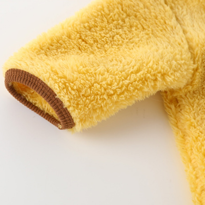 Cuddle Animal Baby Newborn Pocket Hairy Romper