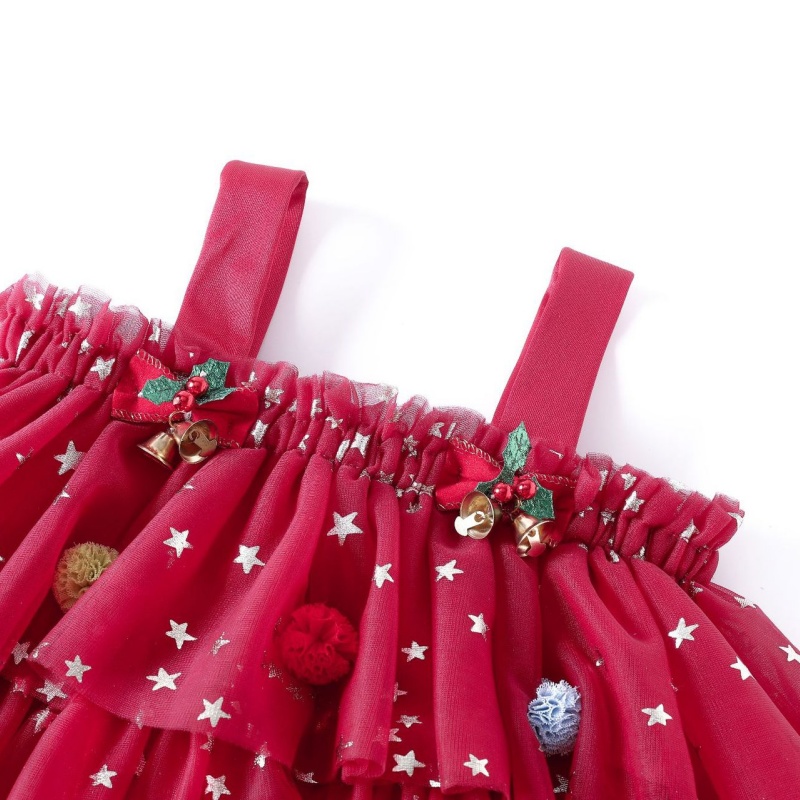 Baby Kids' Girl Christmas Strapless Dress