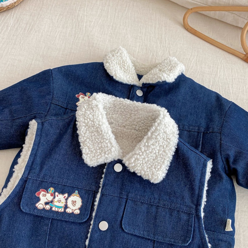 Baby Toddler Fleece Denim Outerwear
