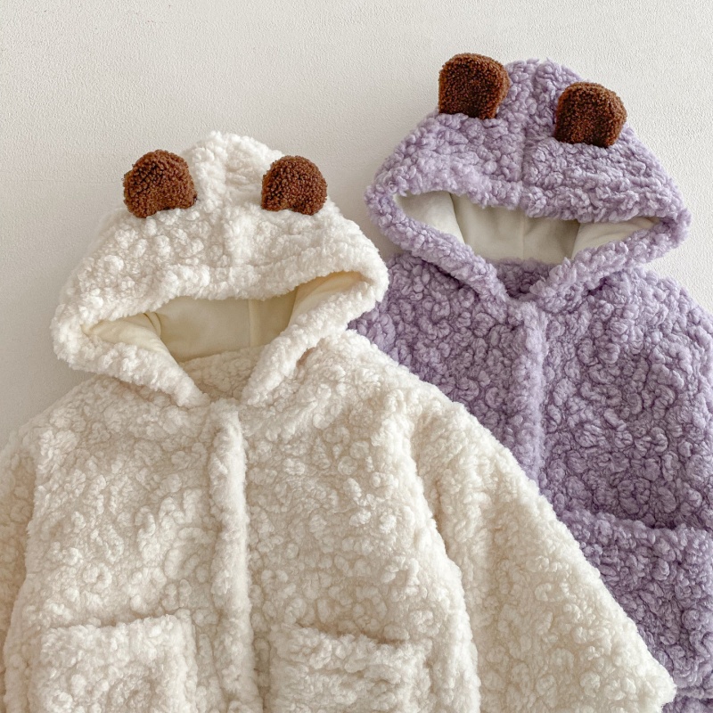 Baby & Kids Bear Ear Fleece Outerwear